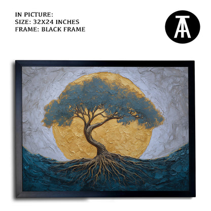 Artwork in Metal Earling Silver Frame