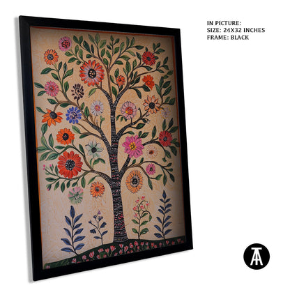 Artwork in Metal Earling Silver Frame