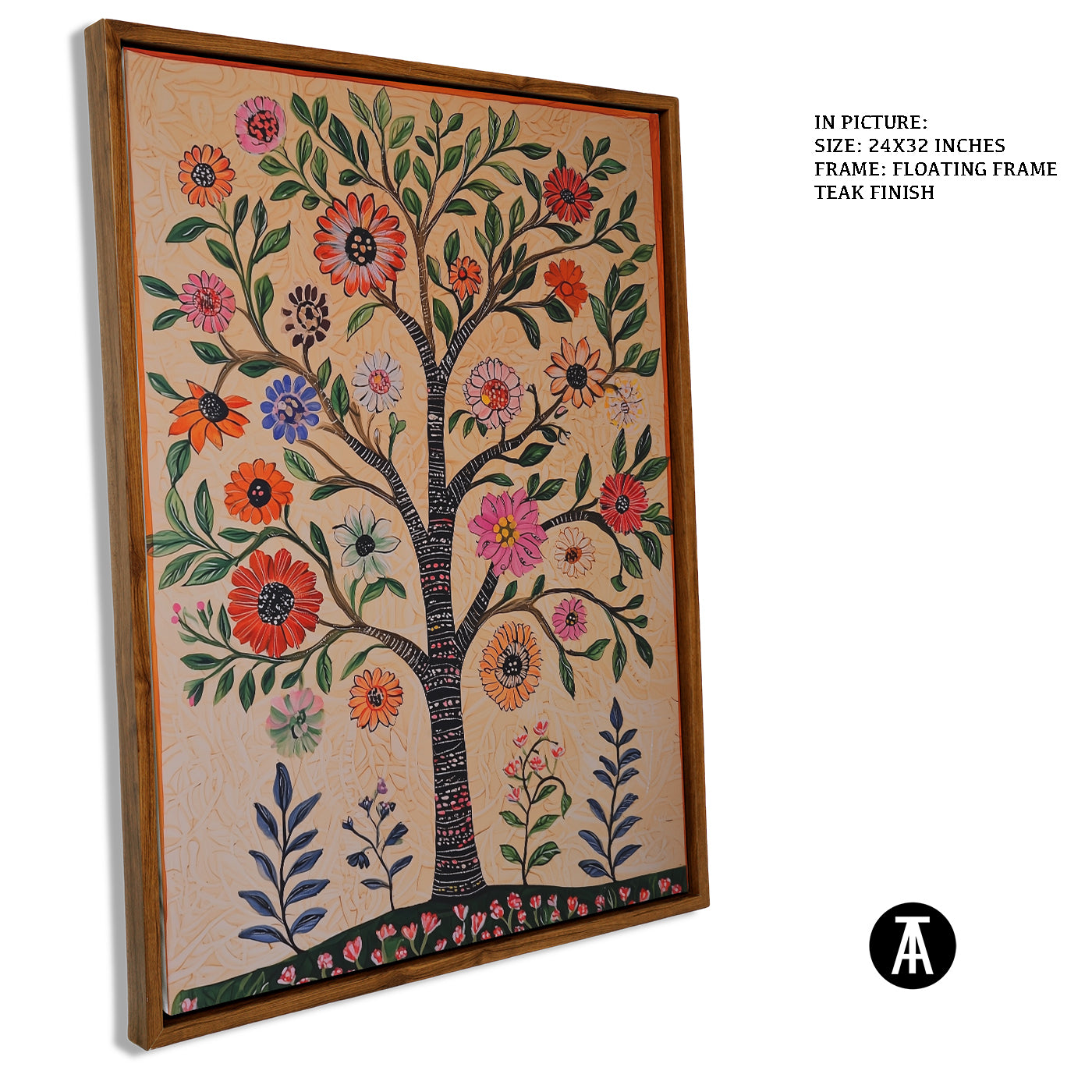 Artwork in Floating Frame