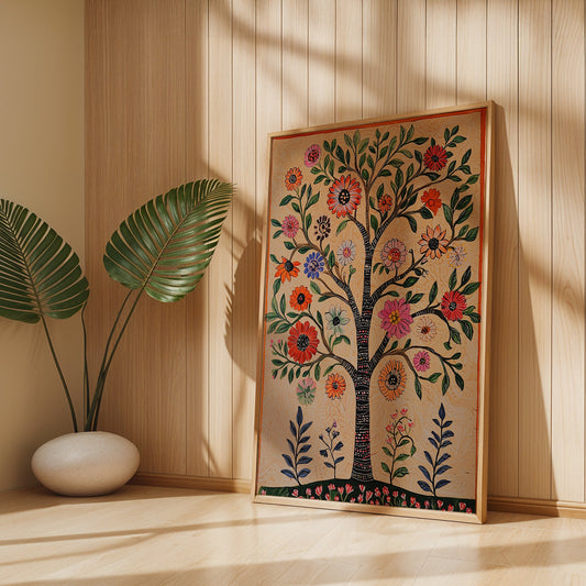 Floral Painting in a Lifestyle Setting
