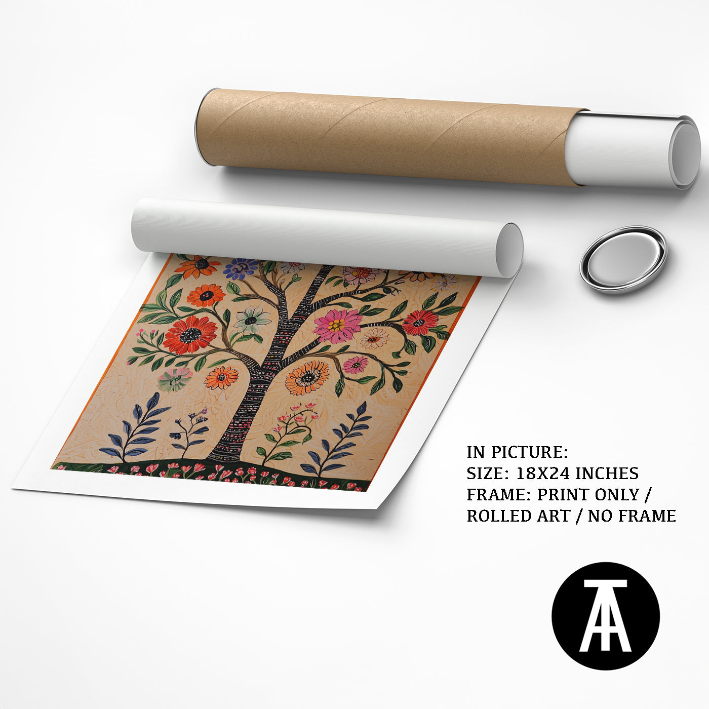Artwork as Print Only or Rolled Art