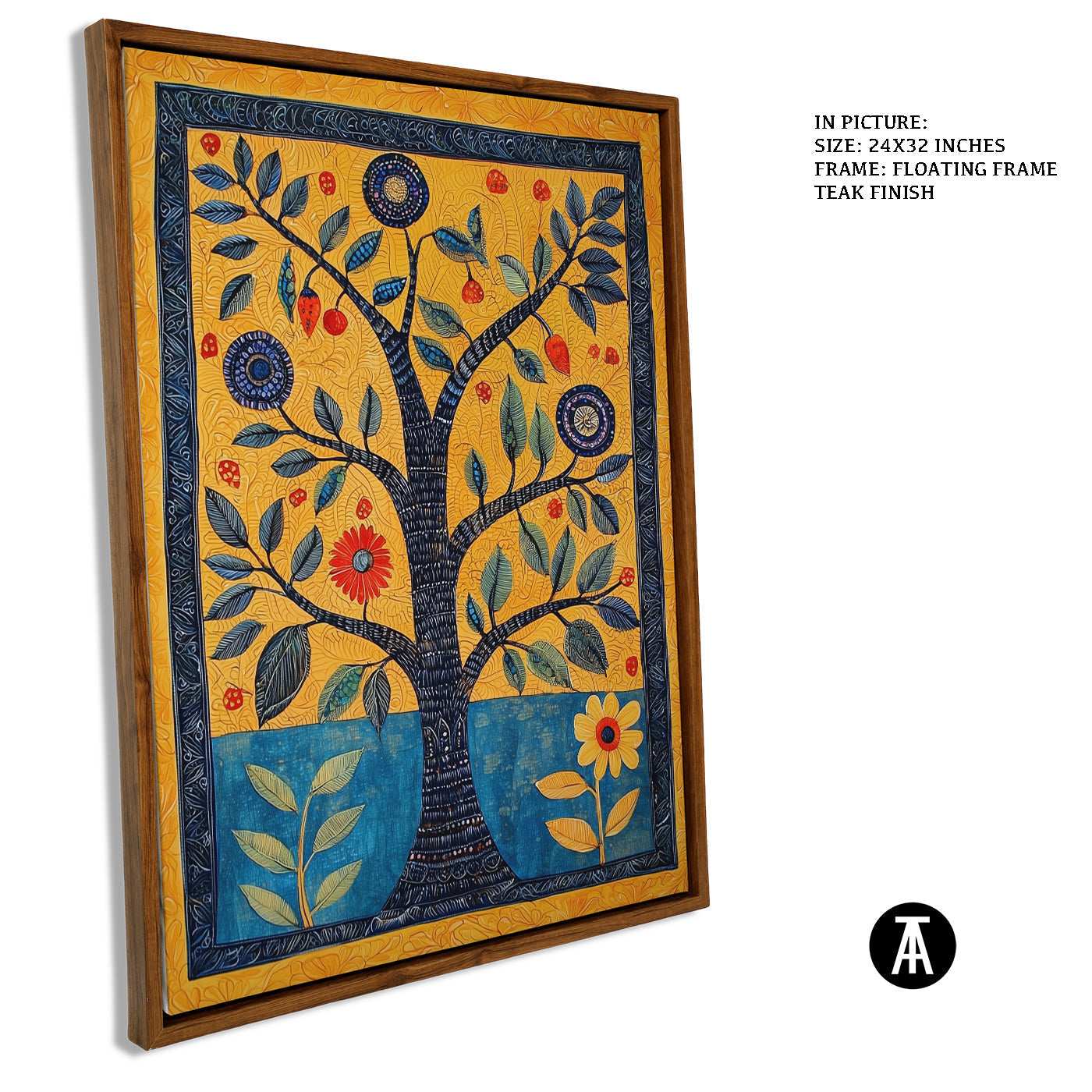 Artwork in Floating Frame
