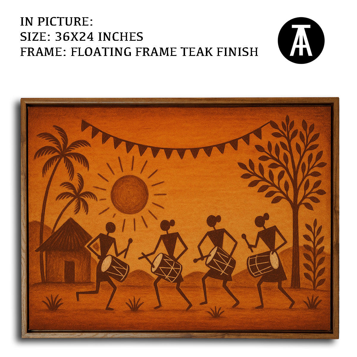 Artwork in Floating Frame