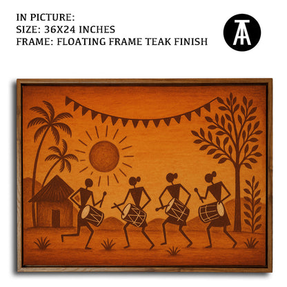 Artwork in Floating Frame