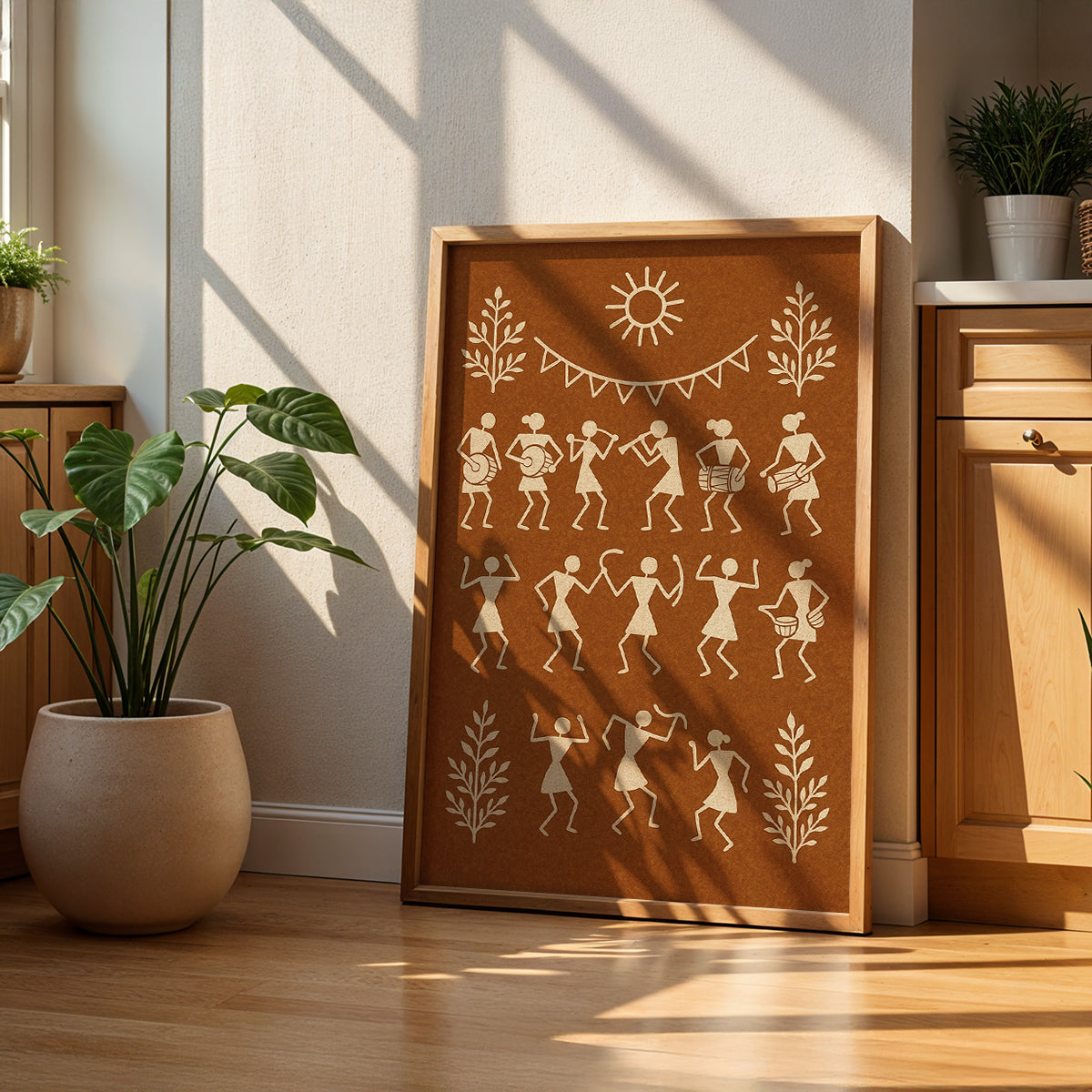 Heritage Indian Painting in a Lifestyle Setting