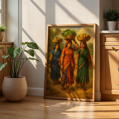 Heritage Indian Painting in a Lifestyle Setting