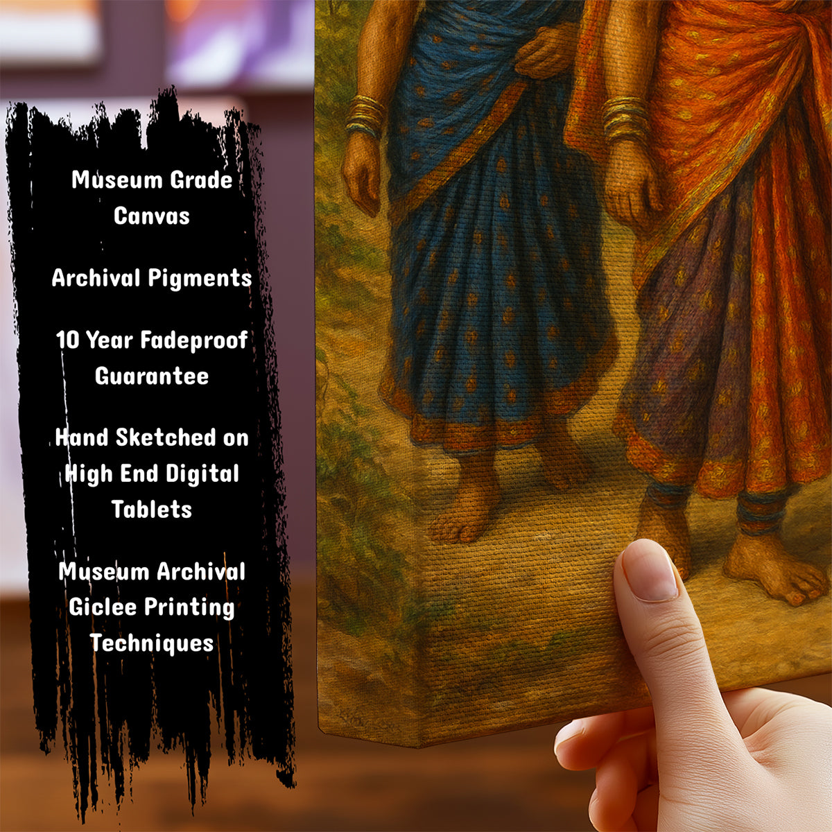 Information about Indian Art Canvas Art Print