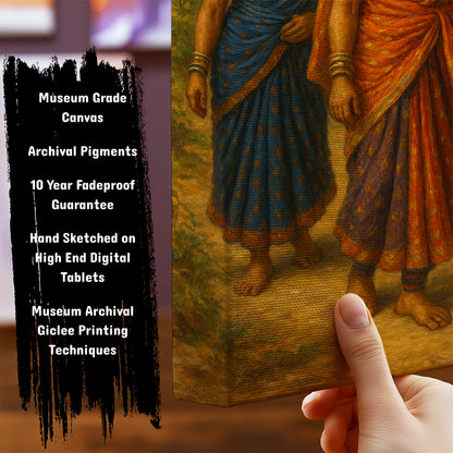 Information about Indian Art Canvas Art Print