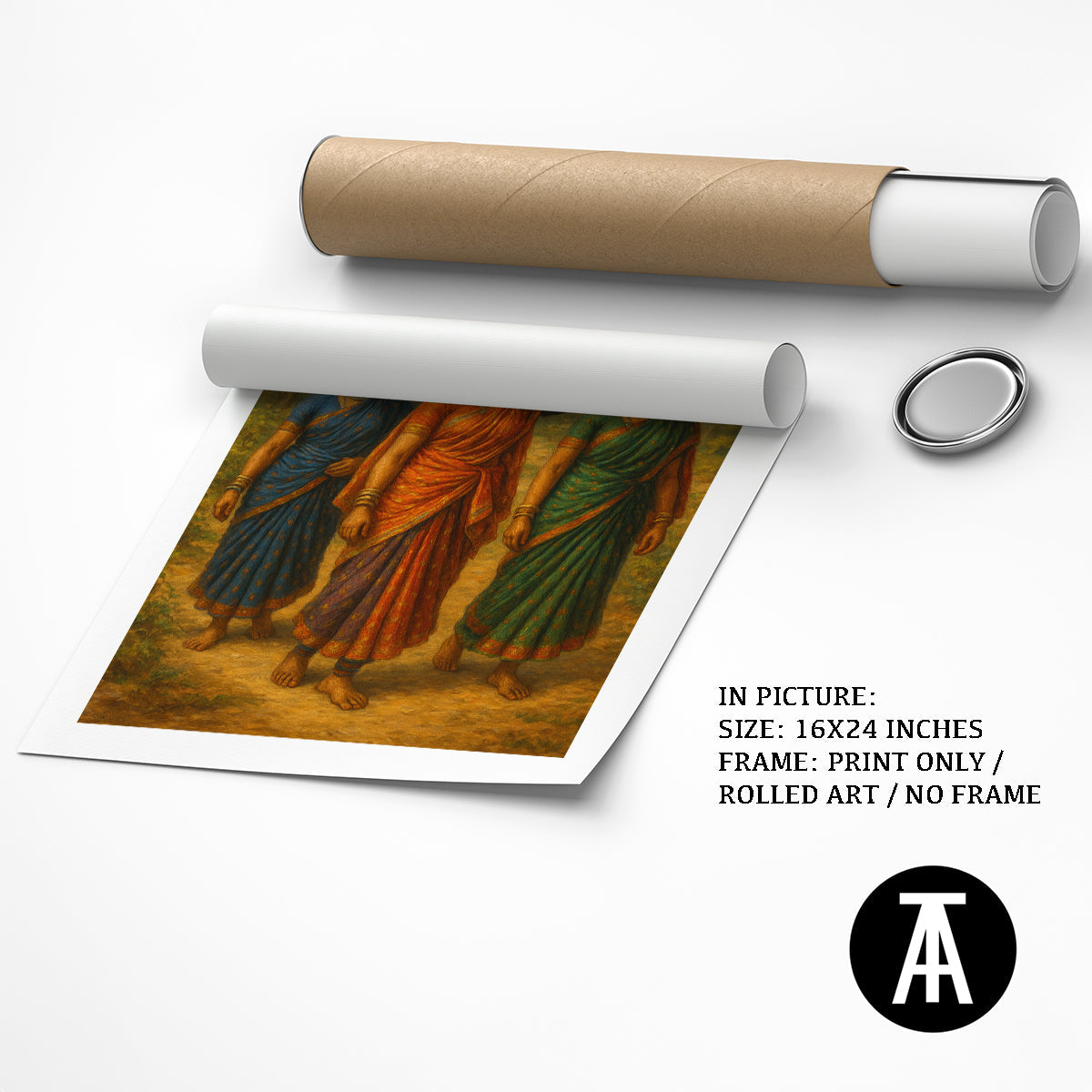 Artwork as Print Only / Rolled Art