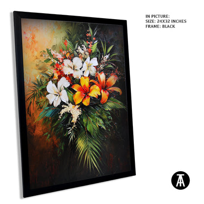 Artwork in Metal Earling Silver Frame
