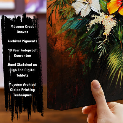Information about Floral Botanical Canvas Art Print