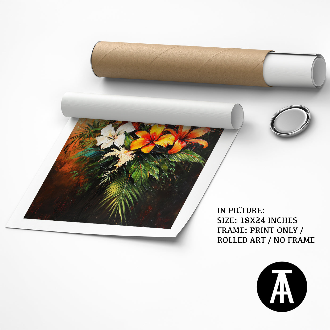 Artwork as Print Only or Rolled Art