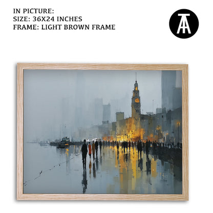 Artwork in Metal Earling Silver Frame