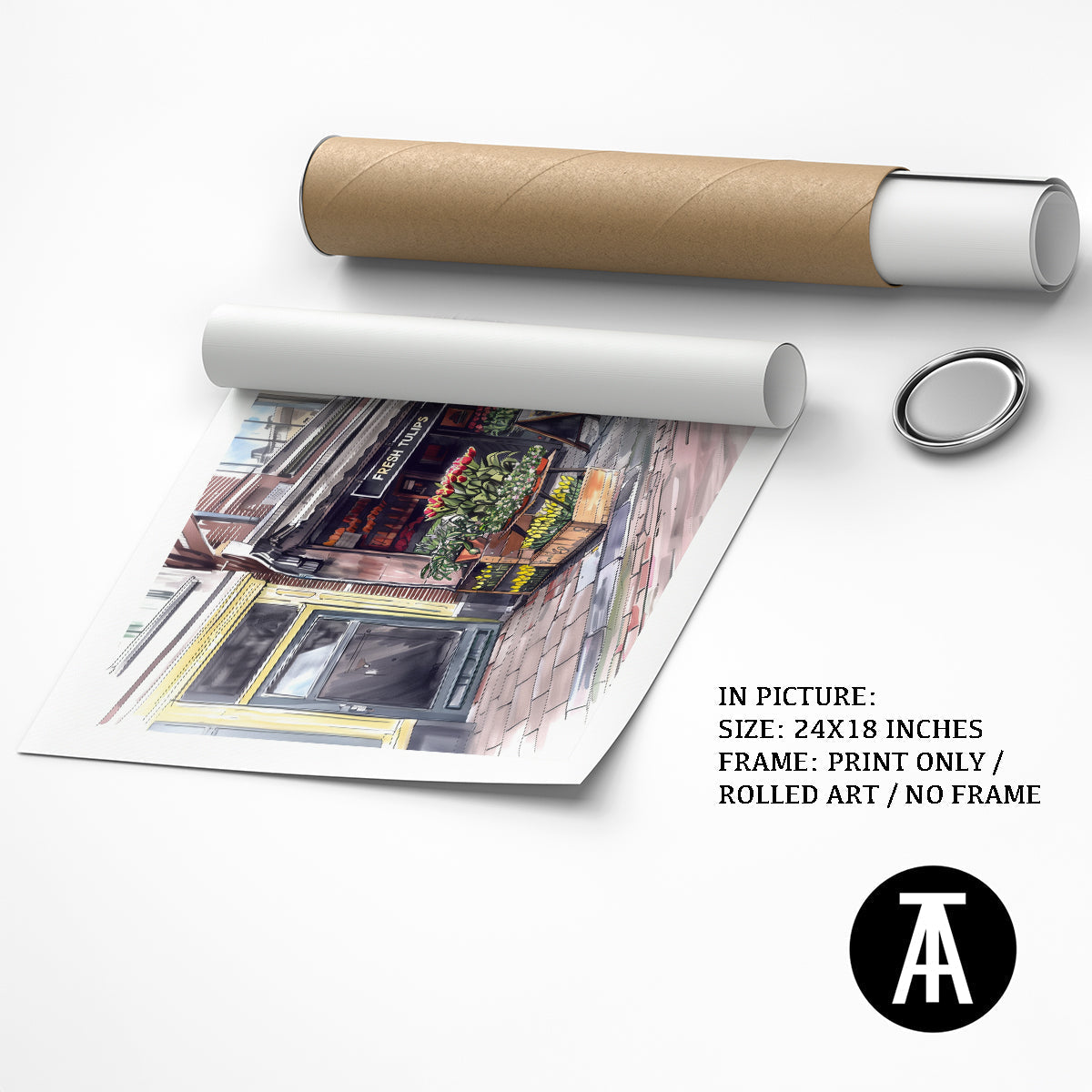 Artwork as Print Only or Rolled Art