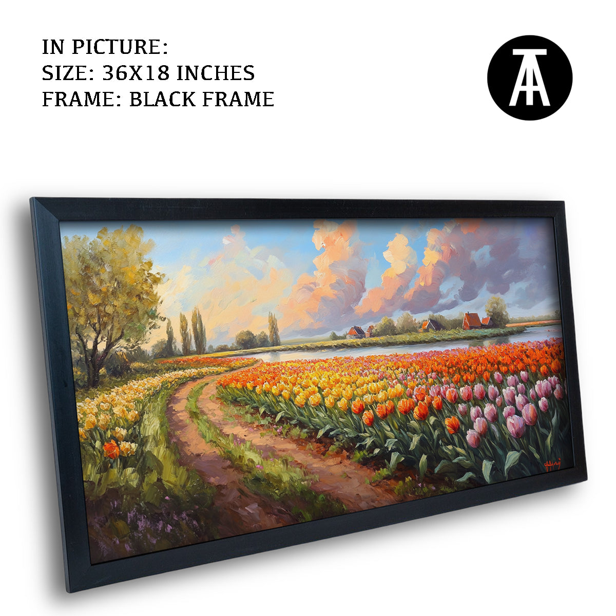 Artwork in Metal Earling Silver Frame