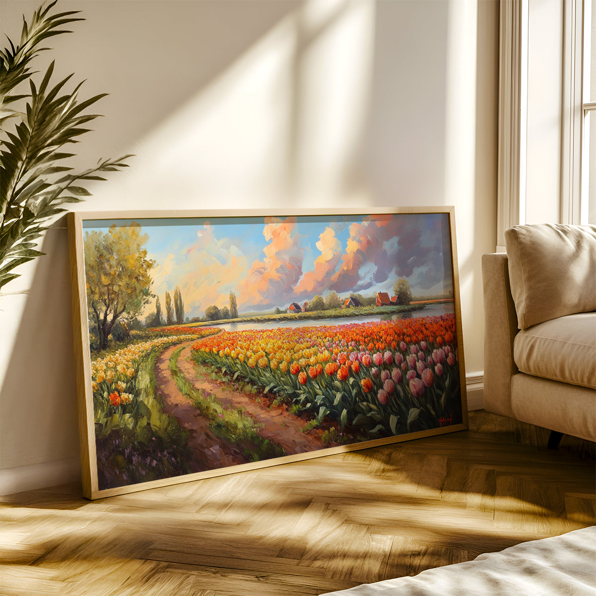 Indian Painting in a Lifestyle Setting