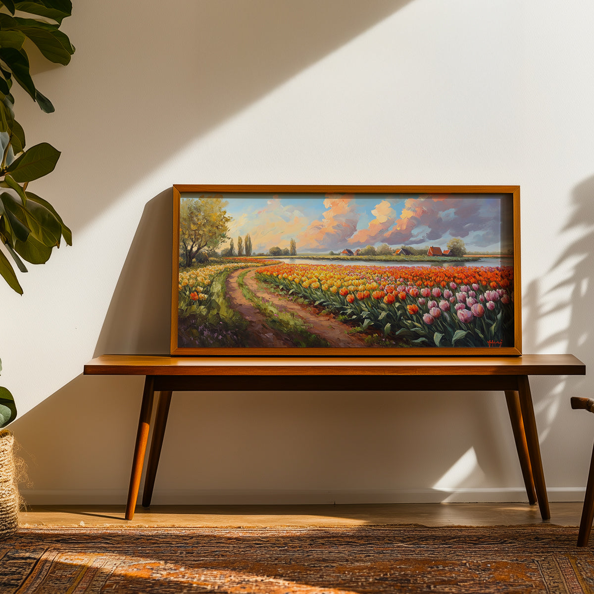 Indian Artwork in a Lifestyle Setting