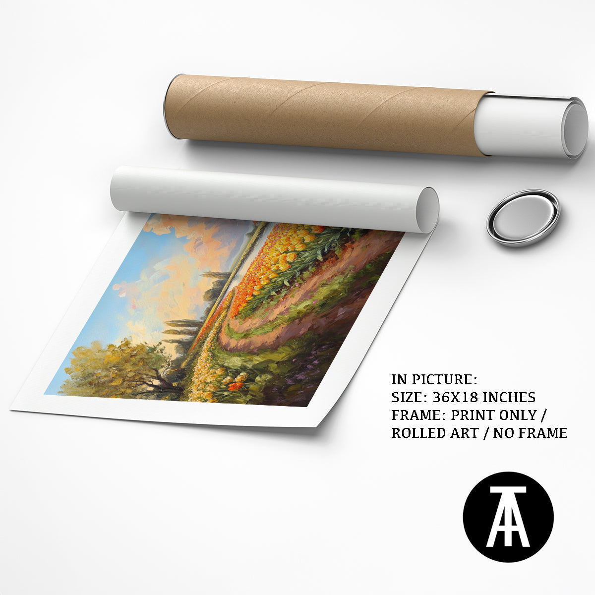 Artwork as Print Only or Rolled Art