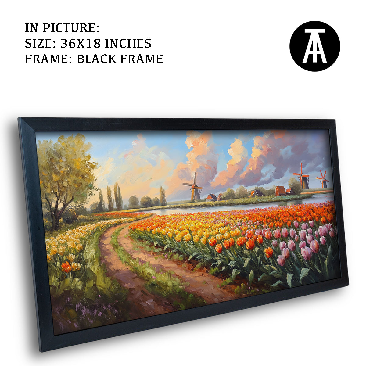 Artwork in Metal Earling Silver Frame