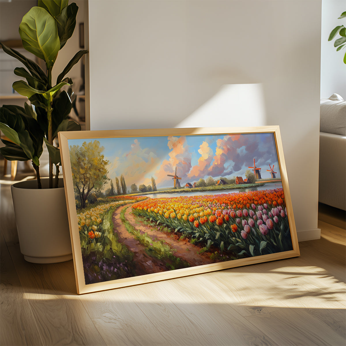 Limited Edition Painting in a Lifestyle Setting