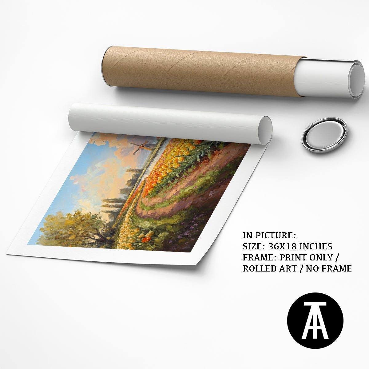 Artwork as Print Only or Rolled Art