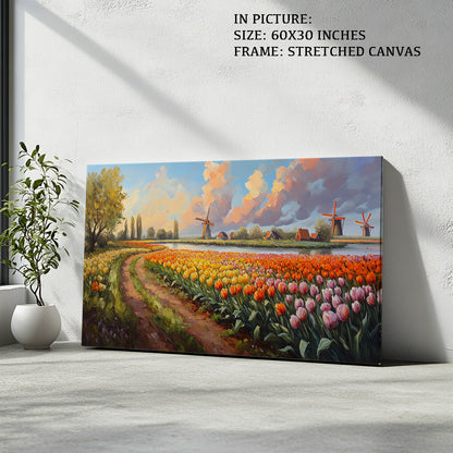 Artwork in Natural Wood Frame
