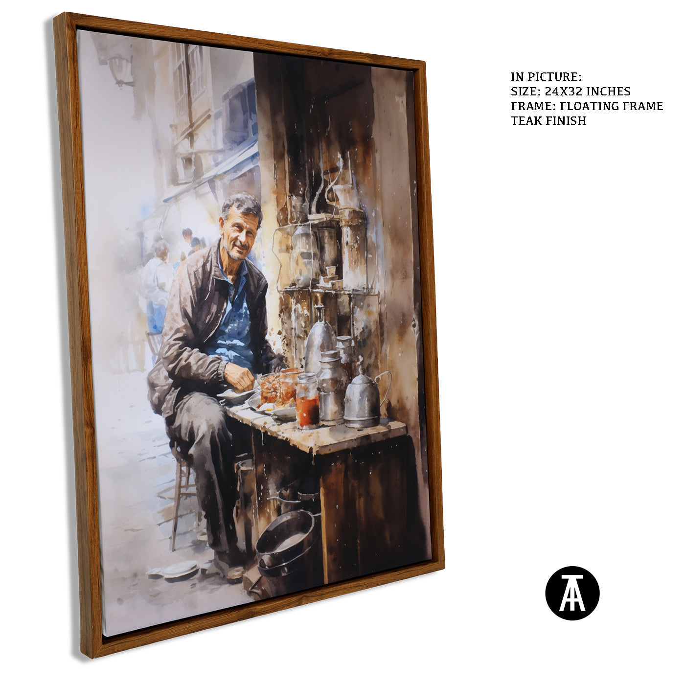 Artwork in Floating Frame