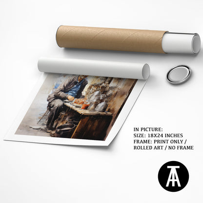 Artwork as Print Only or Rolled Art