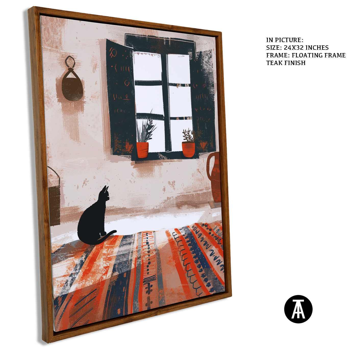 Artwork in Floating Frame