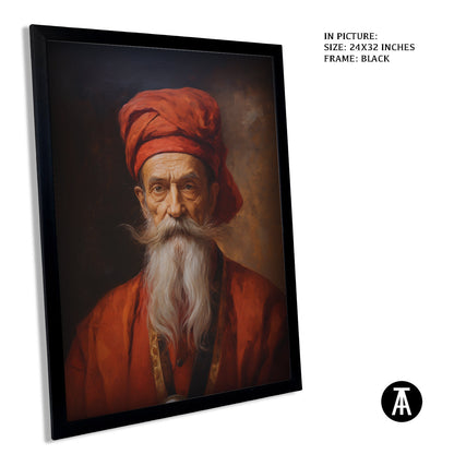 Artwork in Metal Earling Silver Frame