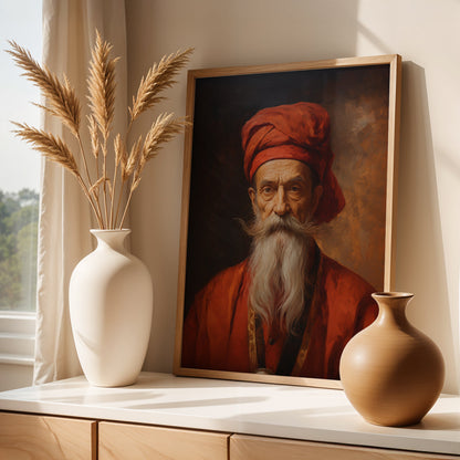 Istanbul Painting in a Lifestyle Setting