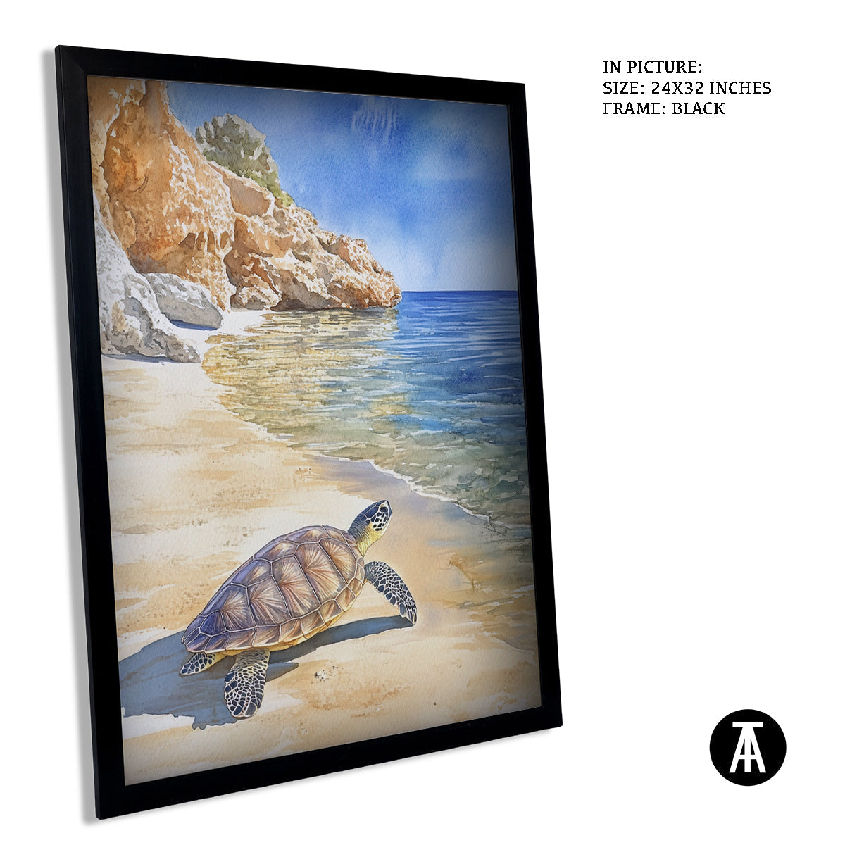 Artwork in Metal Earling Silver Frame