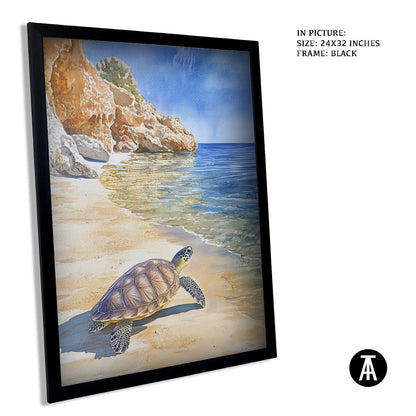 Artwork in Metal Earling Silver Frame