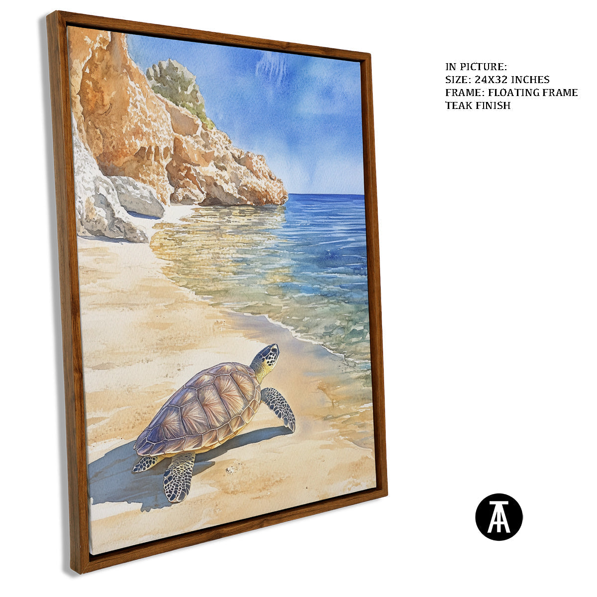 Artwork in Floating Frame