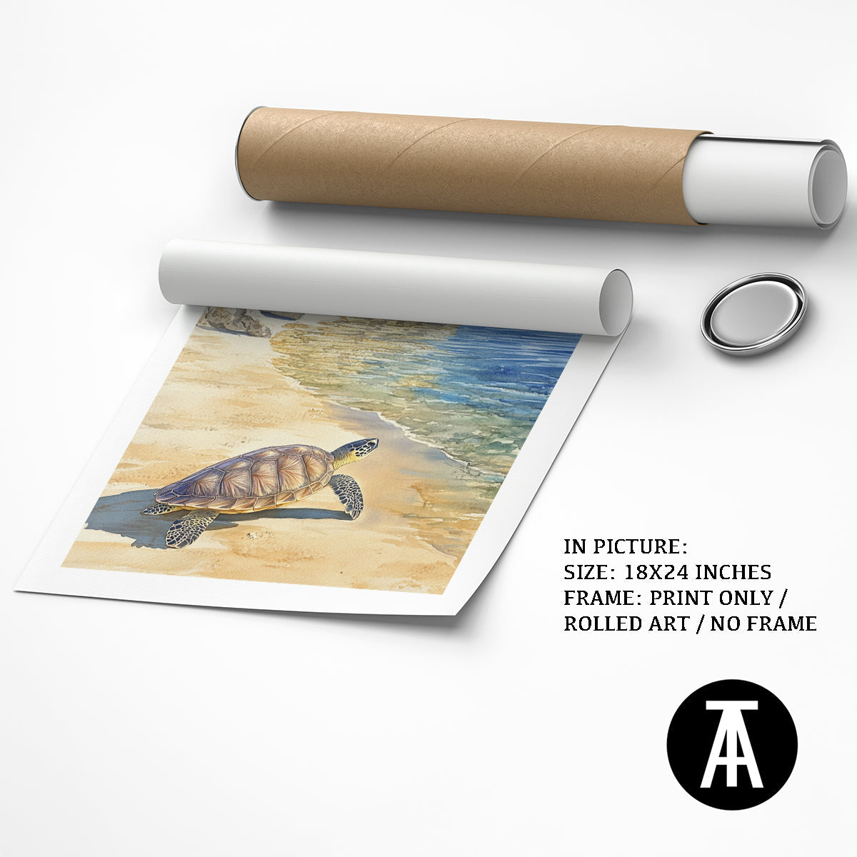 Artwork as Print Only or Rolled Art
