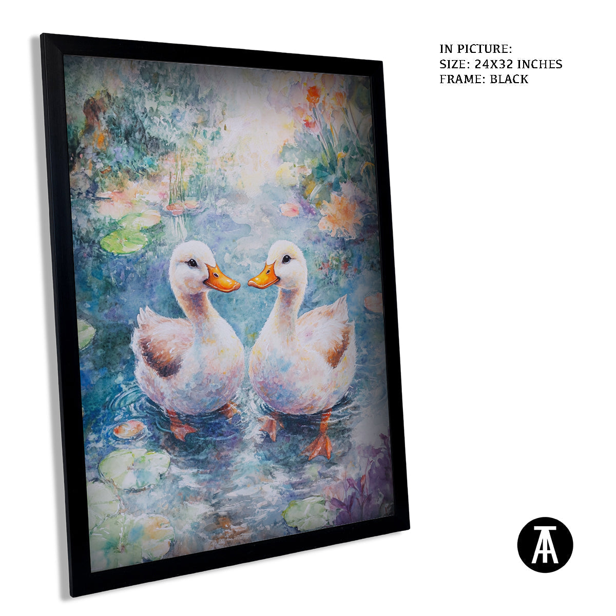 Artwork in Metal Earling Silver Frame