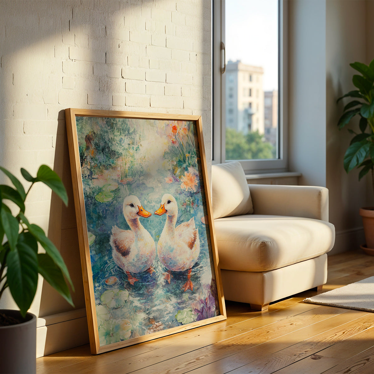 Indian Artwork in a Lifestyle Setting