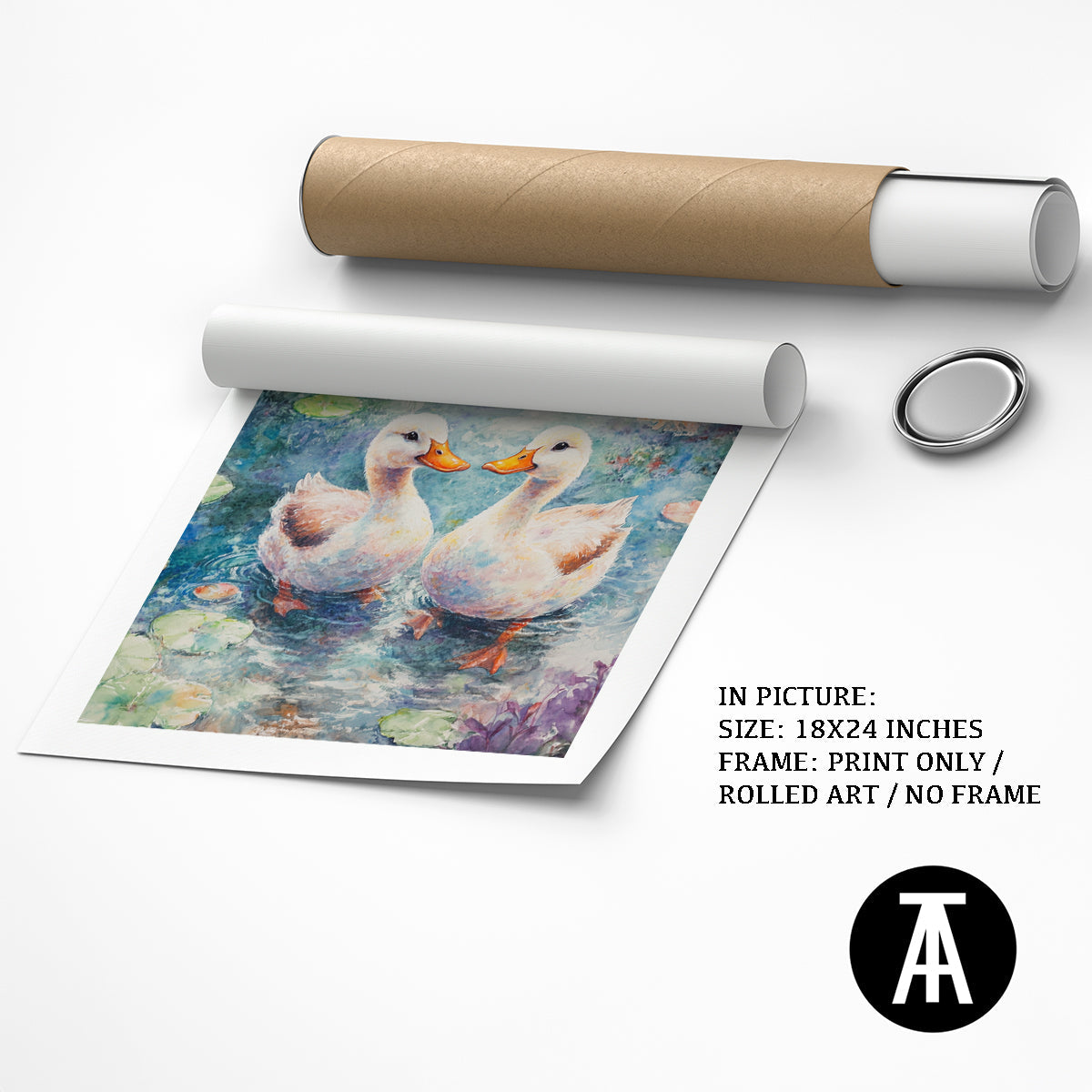 Artwork as Print Only or Rolled Art