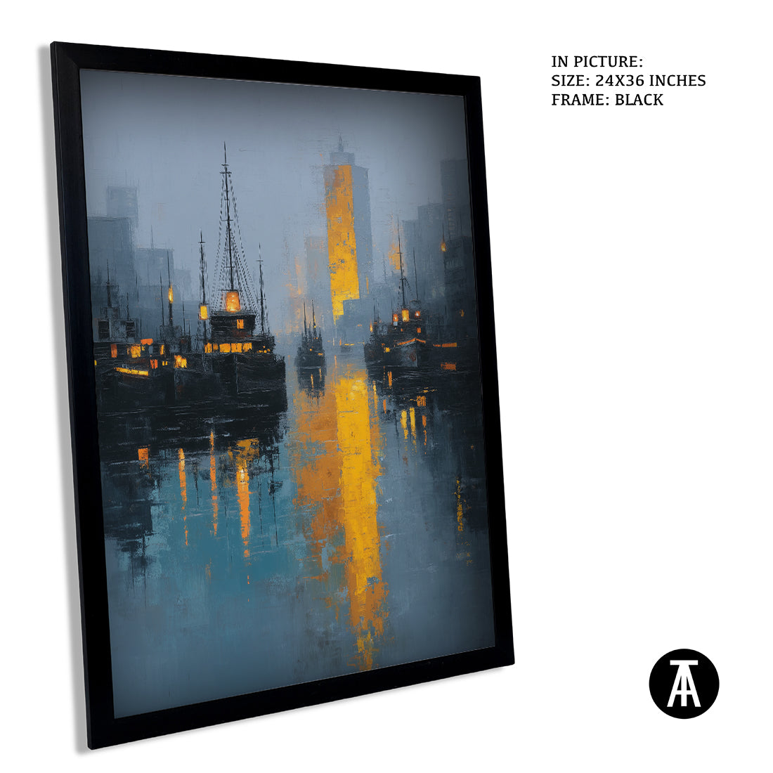 Artwork in Metal Earling Silver Frame
