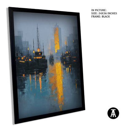 Artwork in Metal Earling Silver Frame
