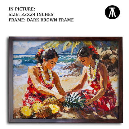 Artwork in Metal Champagne Gold Frame