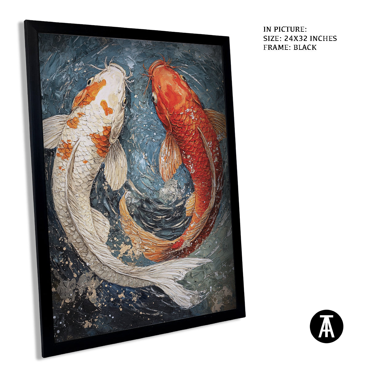 Artwork in Metal Earling Silver Frame