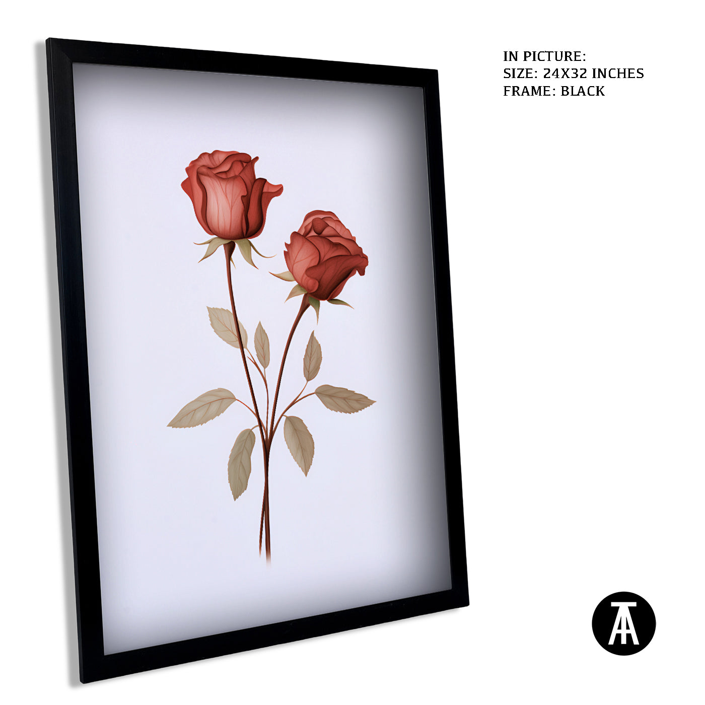 Artwork in Metal Earling Silver Frame