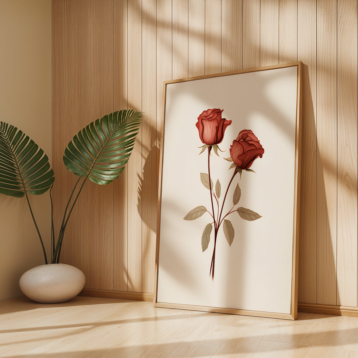 Boho Painting in a Lifestyle Setting