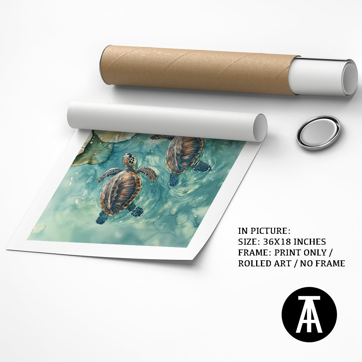 Artwork as Print Only or Rolled Art