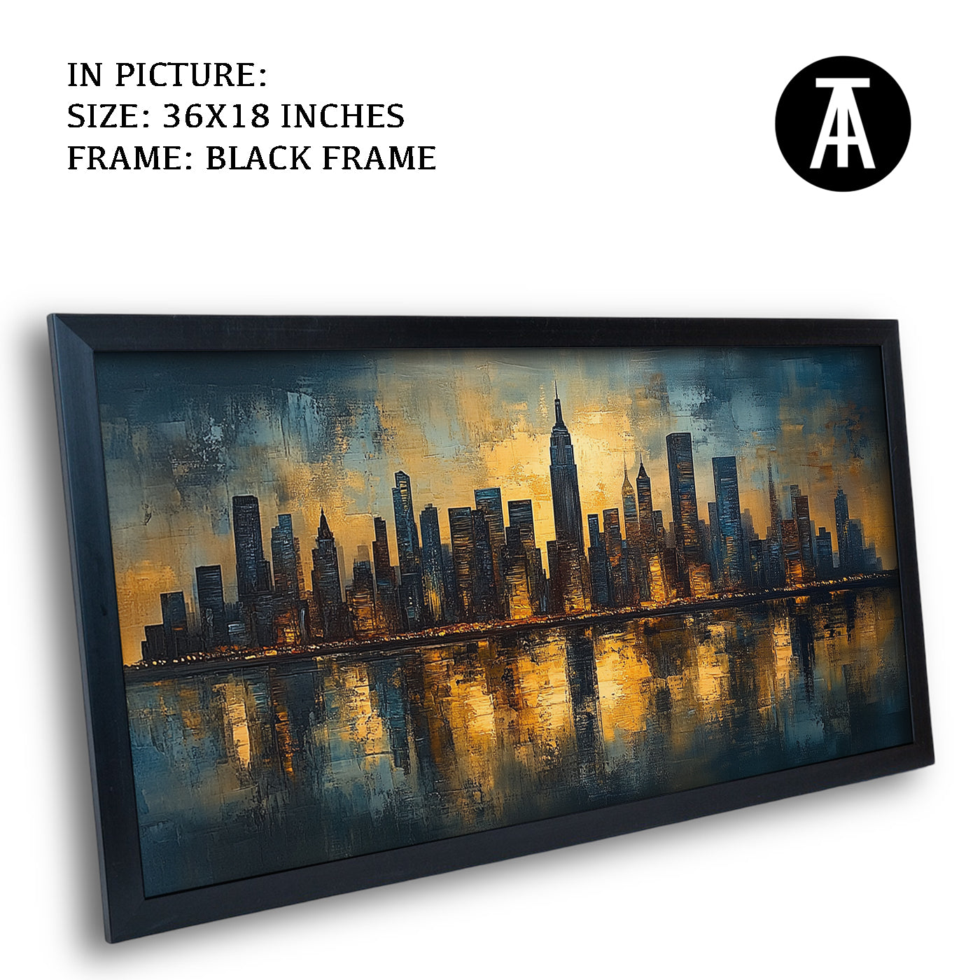 Artwork in Metal Earling Silver Frame
