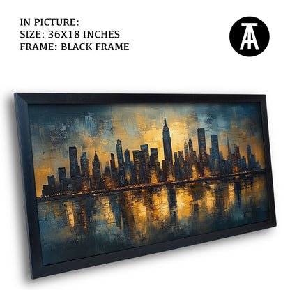 Artwork in Metal Earling Silver Frame