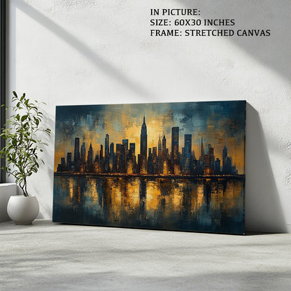 Artwork in Natural Wood Frame