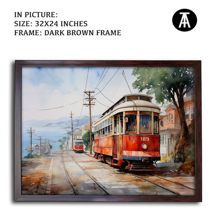 Artwork in Metal Champagne Gold Frame