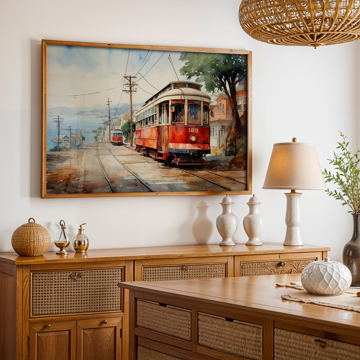 California Painting in a Lifestyle Setting